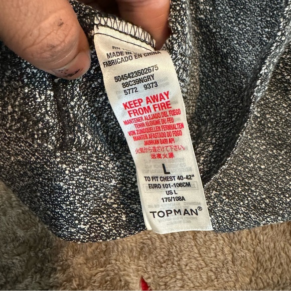 Topman jacket sz L gray - Picture 3 of 4